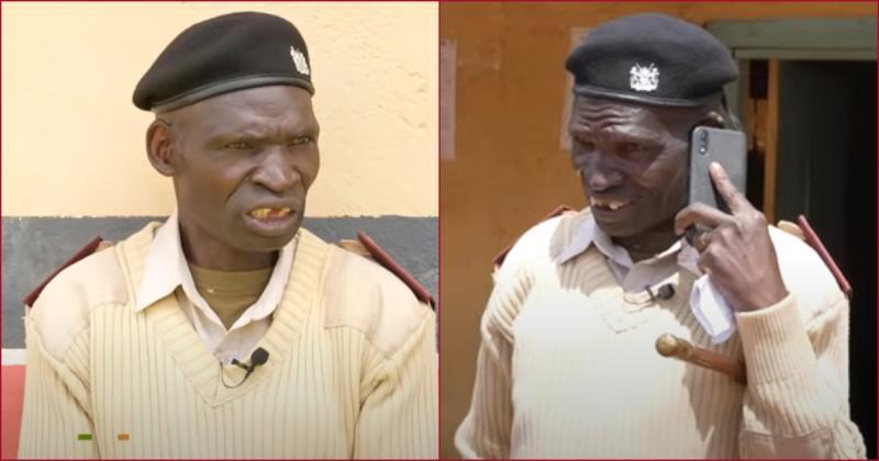 Collaged file photos of Senior Chief Protus Wechuli of Saboti Location.